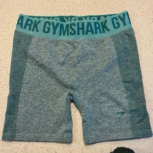 Blue and teel gymshark biker pants/compression shorts